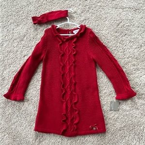 Tahari baby NWT winter knit dress